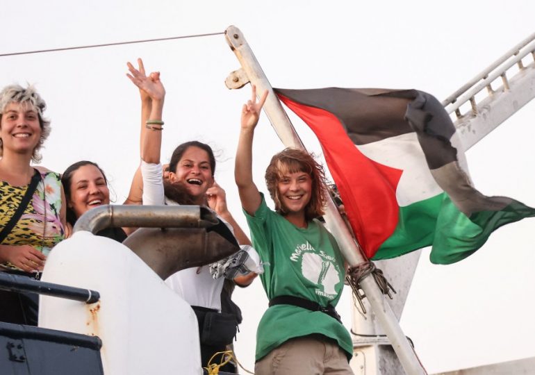 Israeli ‘military’ board Greta Thunberg’s Gaza-bound flotilla after being ‘circled by warship’