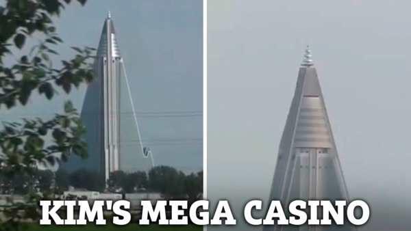 Video of Ryugyong Hotel known as ‘Hotel of Doom’ in North Korea