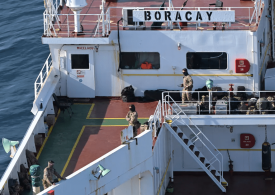 Putin slams French troops who raided ‘Russian ghost ship’ for ‘piracy’ as Vlad claims ‘I’m not an emperor’