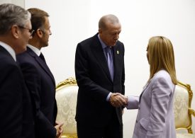 Italian PM Meloni jokes ‘she’d kill someone’ if she stopped smoking after Turkish President bizarrely tells her to quit
