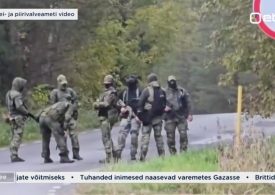 Fears of Putin’s ‘little green men’ lurking on Nato’s frontier with Russia sparks border closure to prevent ‘escalation’