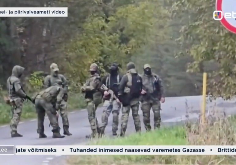 Fears of Putin’s ‘little green men’ lurking on Nato’s frontier with Russia sparks border closure to prevent ‘escalation’