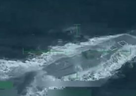 Moment US bomb drug smuggling submarine off Venezuela as Trump says two ‘narcoterrorists’ killed in cartel crackdown