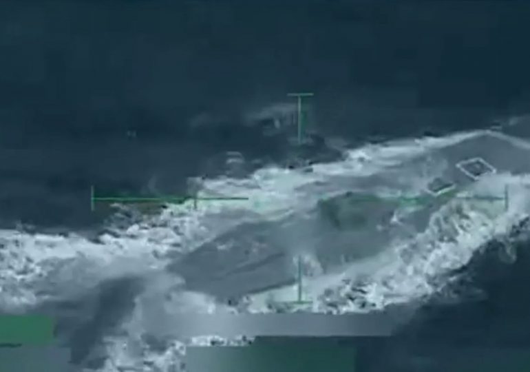 Moment US bomb drug smuggling submarine off Venezuela as Trump says two ‘narcoterrorists’ killed in cartel crackdown