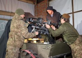 Soldiers on Ukraine’s frontline using remote controlled trucks for supply runs as Putin’s deadly drones patrol skies