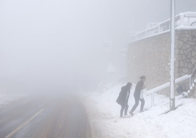 Now SNOWSTORM hits parts of Europe dumping up to 20inches as state of emergency declared after rain hits hols hotspots