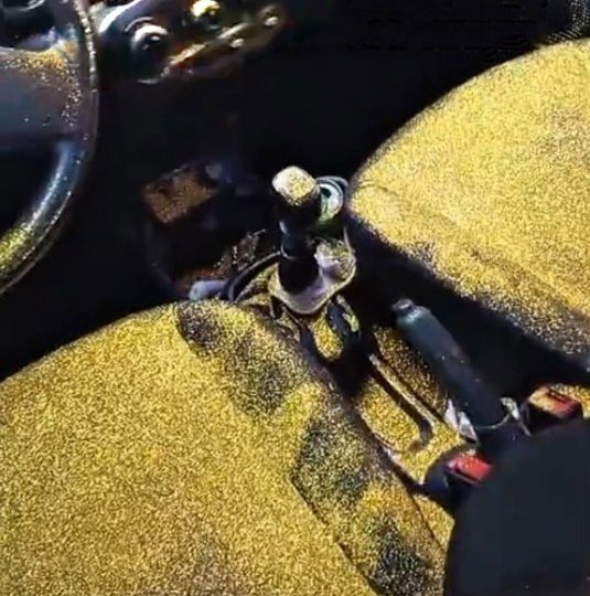 Watch as scorned woman fills cheating ex’s home and car with GLITTER – after he goaded her into taking revenge