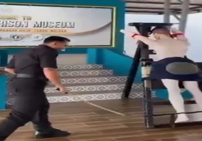 Online scammers to be beaten with CANES in major crackdown in Singapore… and brutal vid shows it’s not just a light slap