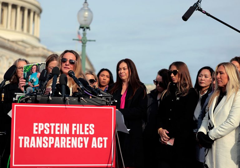 House Votes to Release Epstein Files — But Speaker Johnson Signals Delay to ‘Protect Victims’