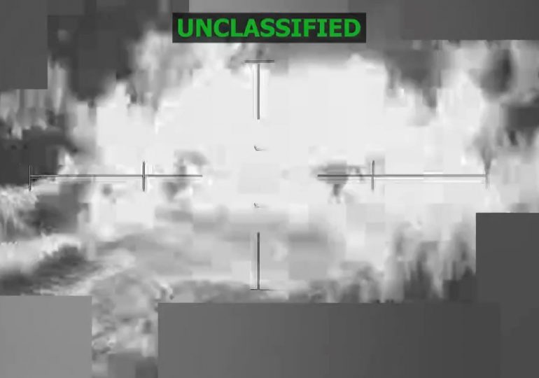 Moment US strikes another drug smuggling vessel, killing 3, as narco war ramps up