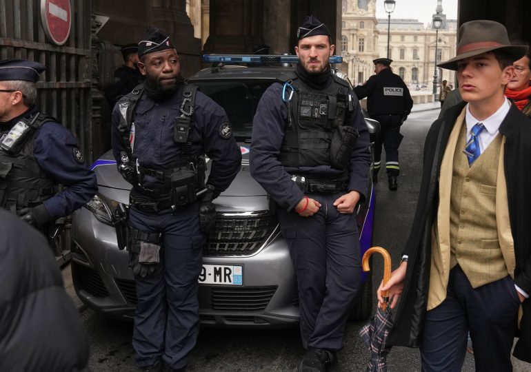 Woman, 38, charged over £76million Louvre jewels heist weeps in court as three suspects released without charge