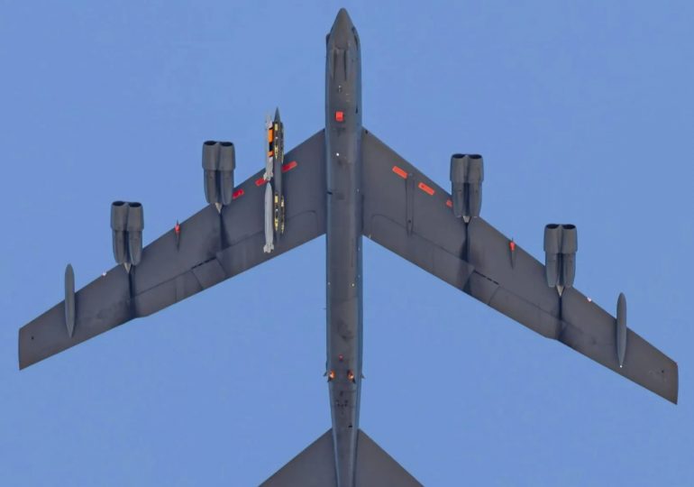 Show of force display that will leave Putin & Xi quaking as pics ‘reveal Trump’s new nuclear missile’ on test flight