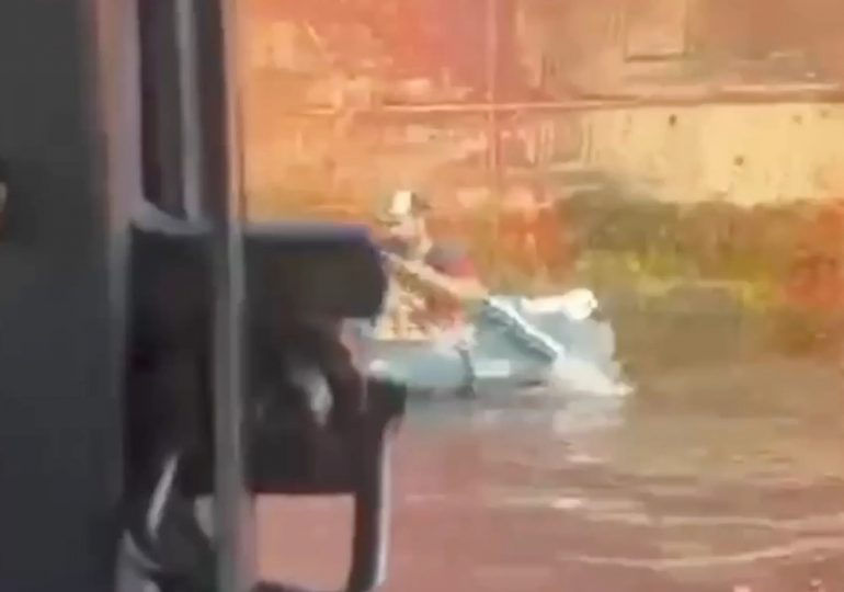 Bizarre moment man rescued 25 miles out to sea floating on an inflatable mattress after paddling out from Costa del Sol