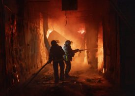 Top Ukrainian officials head to US for peace talks – hours after Russia launched barrage of drones and missiles