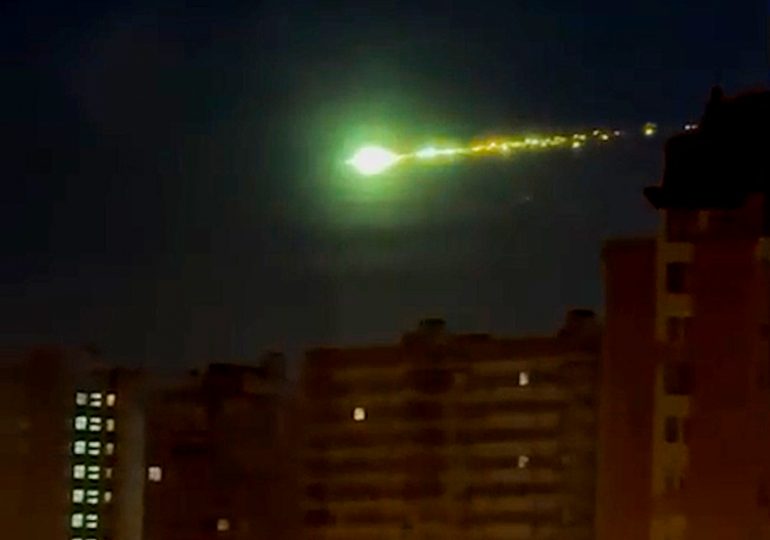 Woman receives payout after mysterious green meteorite streaks across sky and crashes into her home