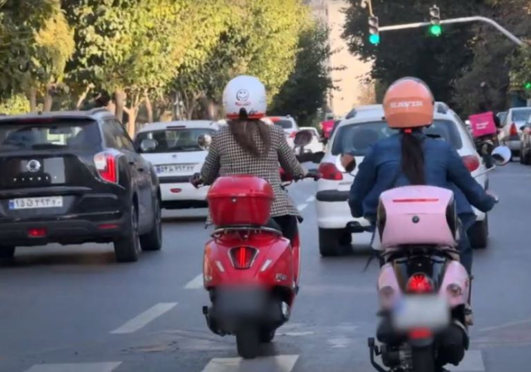 Brave Iranian BIKER women flout regime’s morality police despite raving clerics fretting that they’re ‘exposed to WIND’