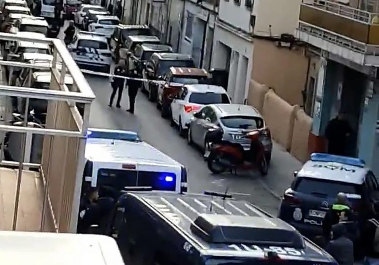 Allahu Akbar’ knifeman tasered & shot by elite terror cops ‘after stabbing three in street’ & holing up in flat in Spain