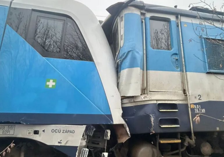 42 people injured as two passenger trains smash into each other after one ‘ran through red signal’ in Czech Republic