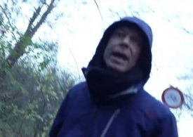 Moment fuming Christian Brueckner grabs reporter’s camera as paedo loses his cool cycling to woodland lair