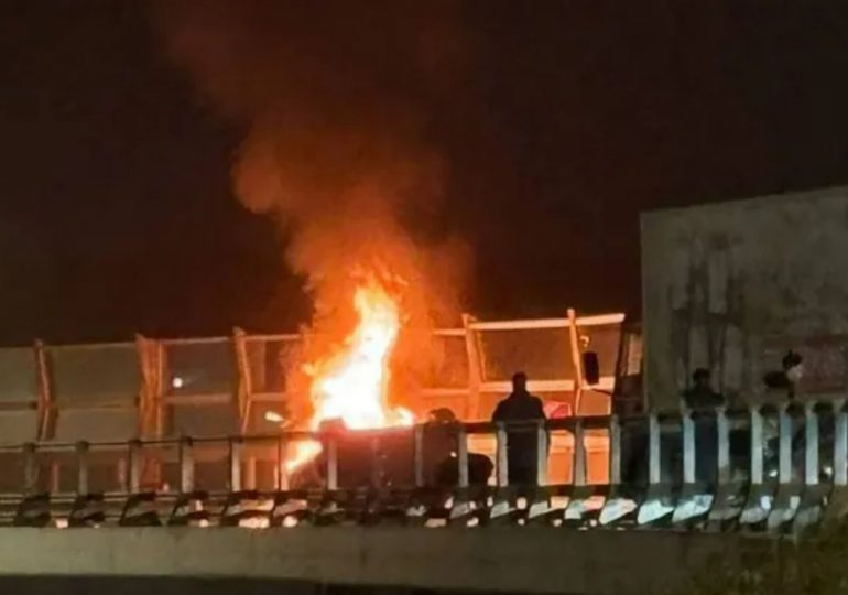 Russian crypto millionaire killed in fiery high-speed crash as his Lamborghini flips and bursts into flames