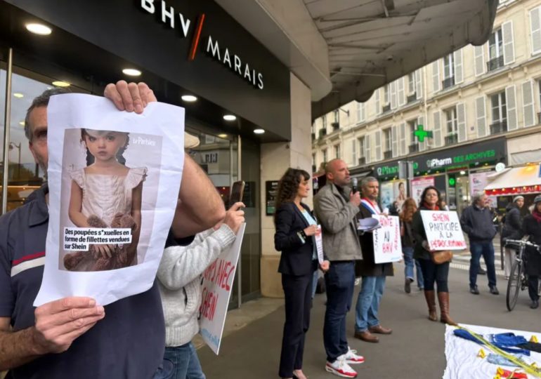 Shein BANNED in France on same day it opens world-first physical store after fury at child sex dolls for sale on site