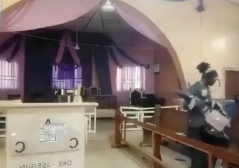 Horror moment gunmen storm church killing 2 on livestream as shots ring out and worshippers sent running for their lives