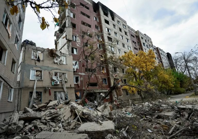 Two kids among civilians killed in huge Russian blitz on Ukraine as Putin targets power plants that keep families warm
