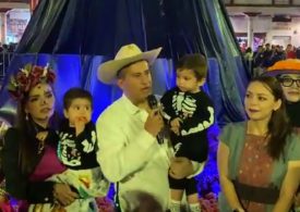 Horror moment mayor is gunned down at ‘Day of the Dead’ festival in Mexico after calling for crackdown on violent crime