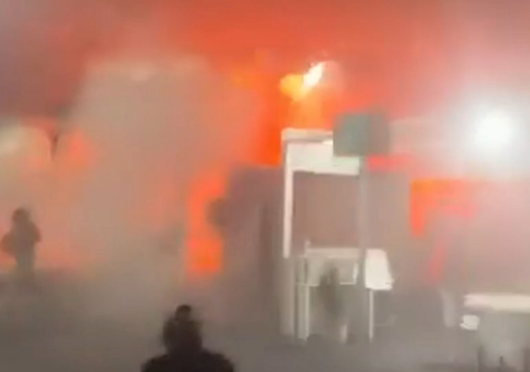 Blaze erupts at COP30 conference hall as fire rips through UN’s eco summit days after protesters clashed with security