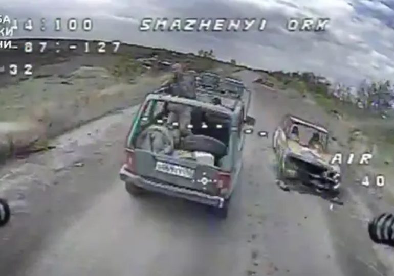 Footage shows Ukrainian special forces troops fighting Russian soldiers in desperate battle for key fortress city