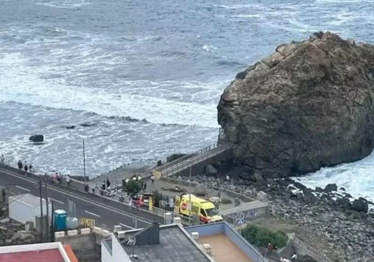 Horror as tourist dies and nine injured in Brit holiday hotspot after being swept out to sea by huge wave