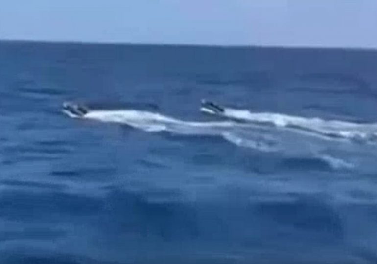 Shock moment huge narco submarine on mission to flood UK & Europe with 1.7 TONNES of cocaine is intercepted in Atlantic