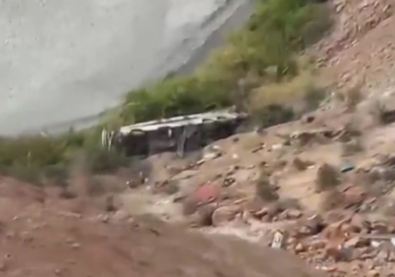 At least 37 killed and 24 injured in horror bus crash after coach plunges 700ft down ravine in Peru