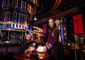 Bizarre Dubai restaurant serves £40 ‘dinosaur meat’ on ‘pulsating’ plate as chef reveals bid to be ‘AI Gordon Ramsay’