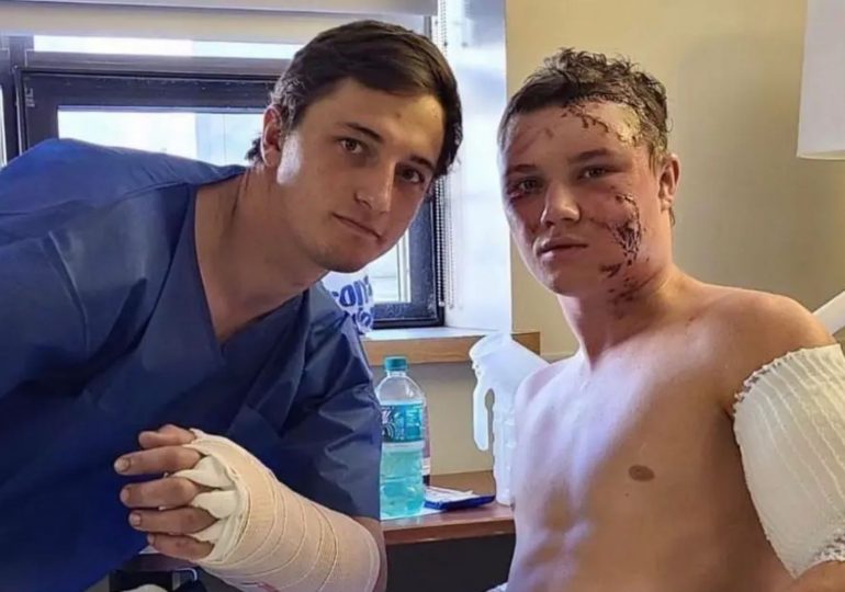 I was mauled by 500lb grizzly bear as I tried to save pal – savage beast ripped chunks out of my head & left me for dead