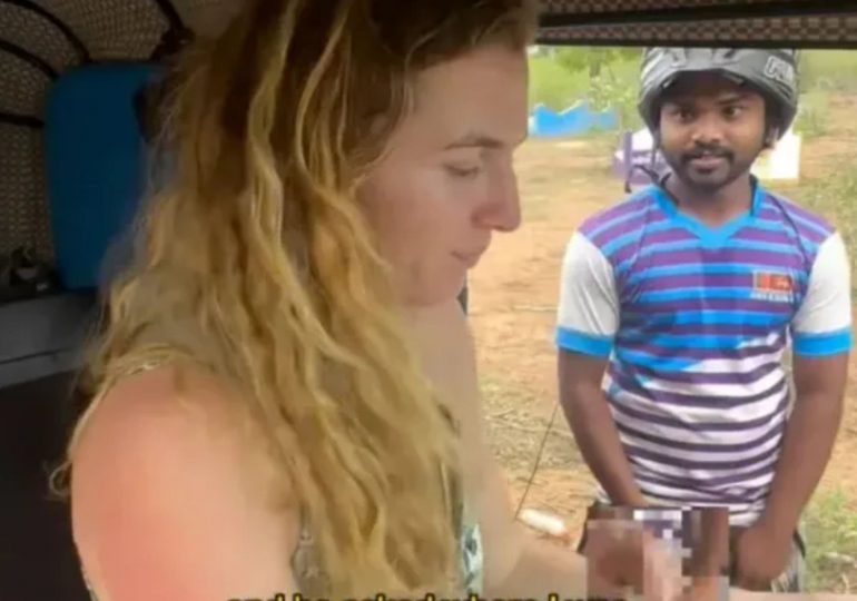 Chilling moment man exposes himself to influencer & asks for sex as traveller on Sri Lankan tuk-tuk holiday horrified