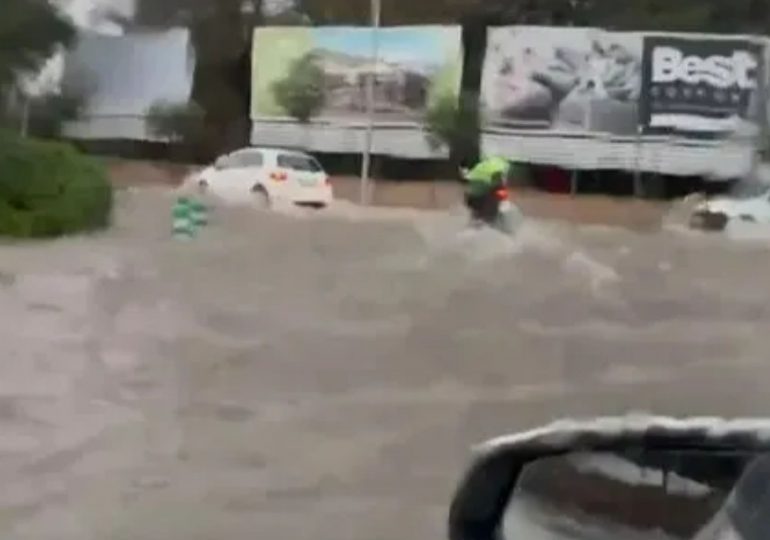 Spain hit by MORE horror floods as vids show streets submerged & people running for cover as storm sparks flight chaos