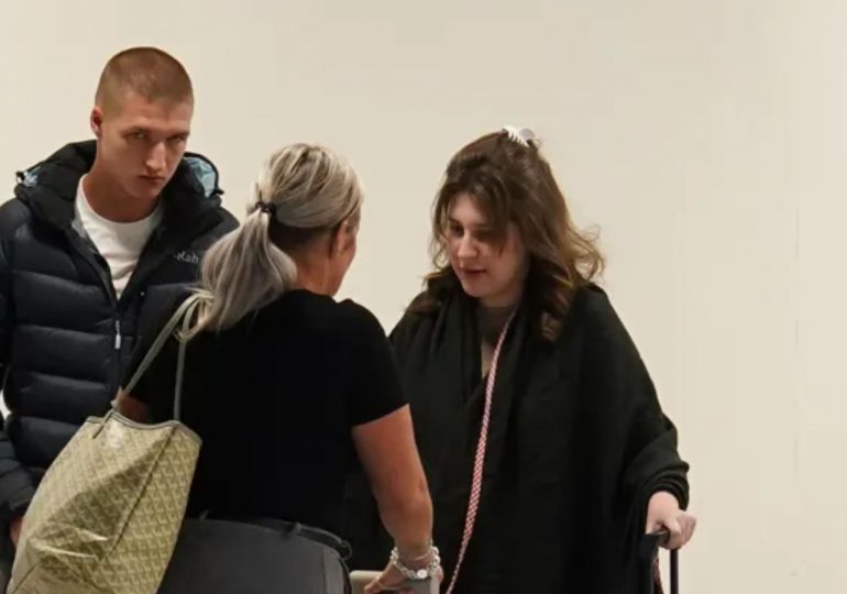 Brit drug mule Bella Culley lands in UK bringing an end to Georgia prison hell…with ‘cannabis smuggling suitcase’