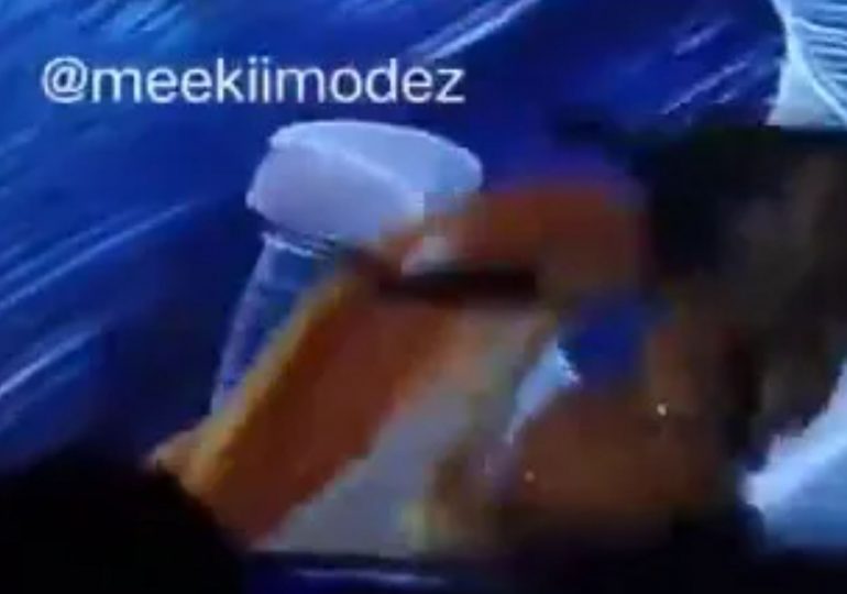 Horrifying moment Miss Jamaica tumbles from stage & is stretchered away during blighted Miss Universe pageant