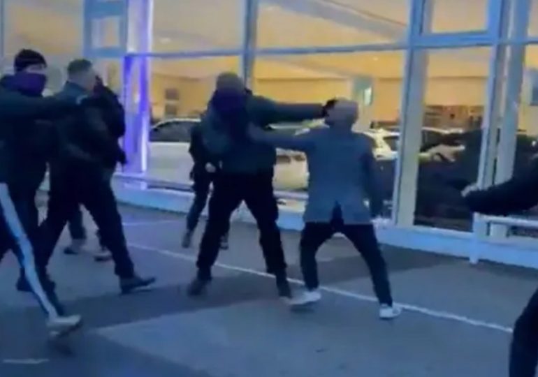 Shocking moment German MP is attacked as thousands of protesters take to streets over far-right party’s new ‘youth wing’