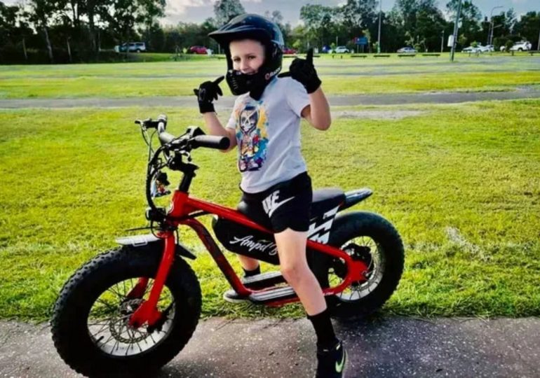 Boy, 8, killed in horror e-bike crash on way home from school after head-on collision with teen as family pay tribute