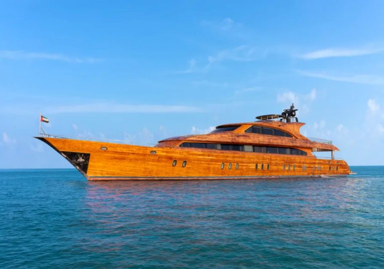 World’s biggest all-WOODEN superyacht is 160ft monster that doesn’t let up on luxury with cinema & two master suites