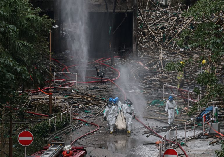 Hong Kong fire death toll rises to 146 with 150 still missing as search of scorched towers set to take up to four weeks