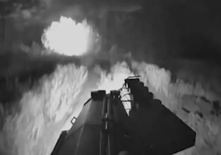 Astounding footage shows ‘coffin on wheels’ armoured drone rescue wounded Ukrainian after 33 DAYS stuck in no-man’s land