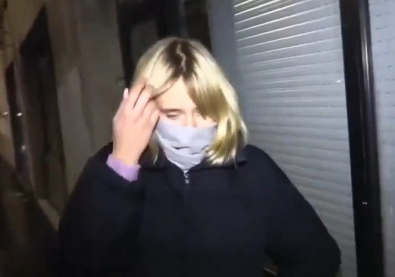 Moment Putin’s ‘secret daughter’ confronted on the street by angry Ukrainian & told ‘your dad killed my brother’