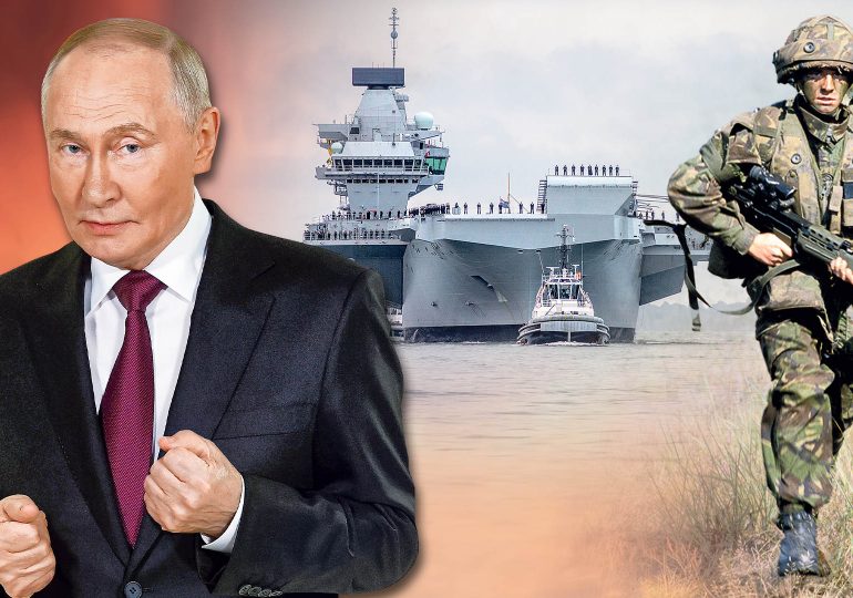 Putin is ready to fight but Britain is not, as shock figures show stark reality of our ‘hollowed out’ Armed Forces