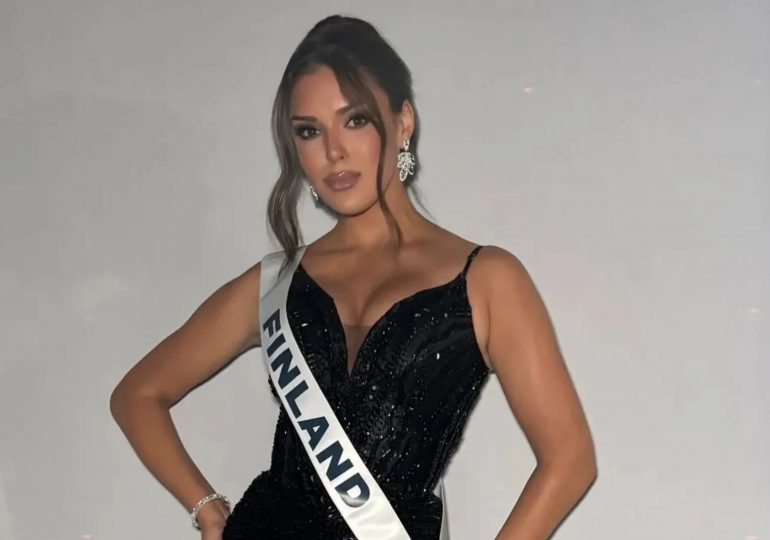 Miss Finland beauty queen is STRIPPED of her title for making disgusting racist gesture in shocking social media pic