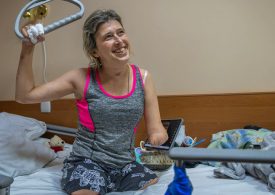 Amazing bravery of heroic Ukrainians horrifically injured in war as pioneering Brit military unit helps their recovery