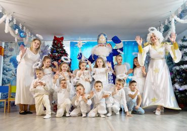 Brave Ukrainian kids perform Christmas nativity play in underground bunker before receiving gifts from St Nicholas