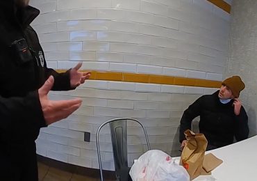 Watch moment cops confront CEO assassin in McDonalds as new footage reveals seconds before Luigi Mangione was snared